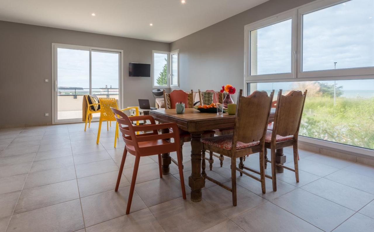 Tribord, Appt Avec Terrasse Et Vue Mer, Parking Saint-Côme-de-Fresné Εξωτερικό φωτογραφία
