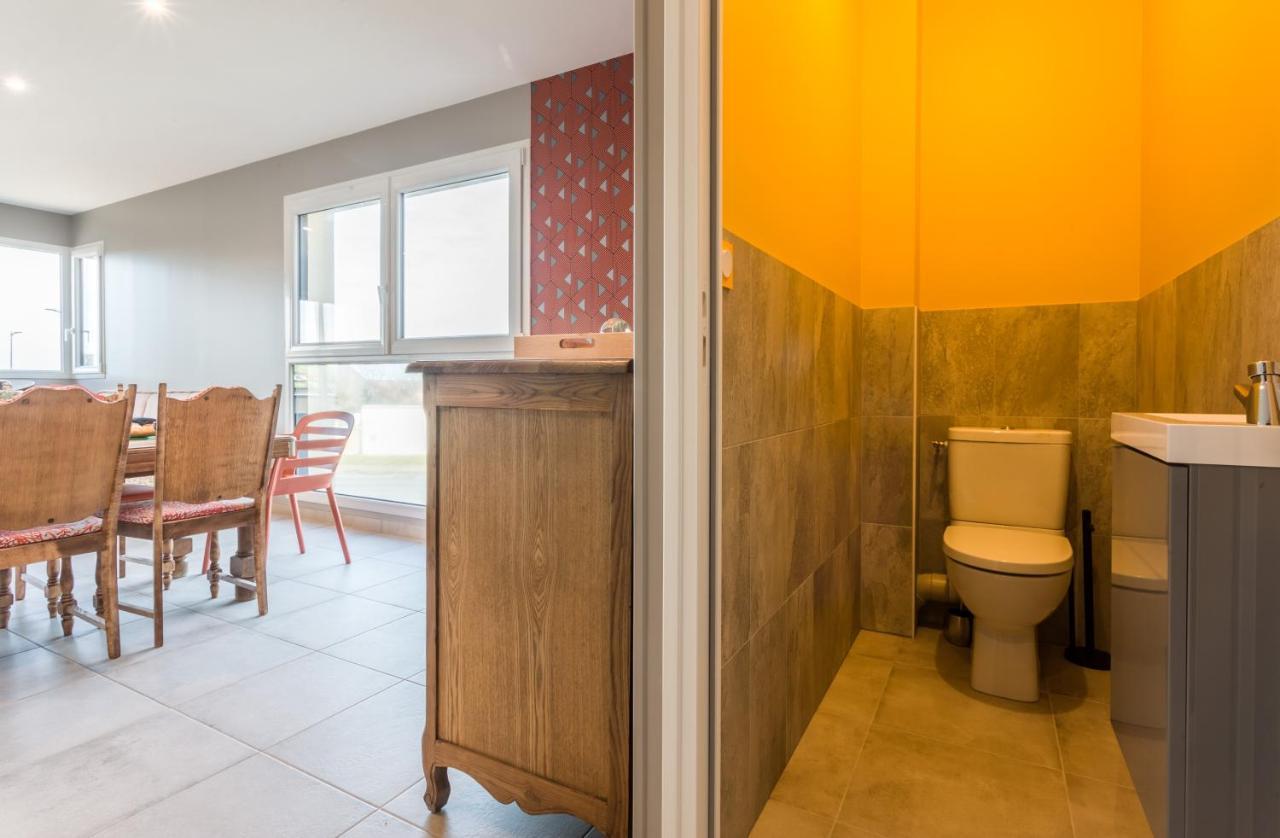 Tribord, Appt Avec Terrasse Et Vue Mer, Parking Saint-Côme-de-Fresné Εξωτερικό φωτογραφία
